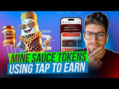 EARN SAUCE TOKENS USING TAP TO MINE TECHNOLOGY OF ION ECOSYSYTEM 🔥