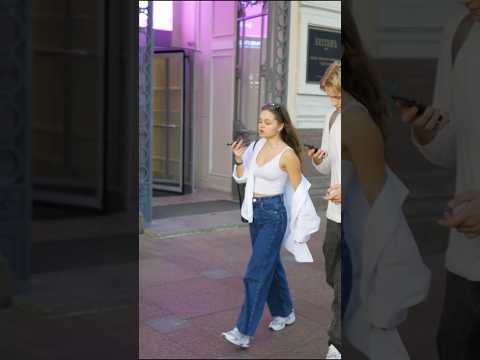 Russian girls in Transparent Clothes, Moscow, Russia