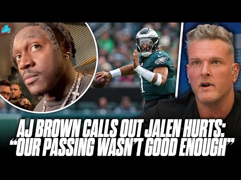 AJ Brown, DeVonta Smith Call Out Jalen Hurts Poor Passing In Win vs Panthers? | Pat McAfee Show