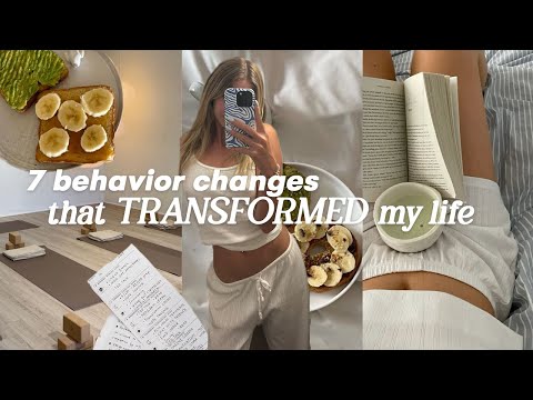 7 behavior concepts that transformed my life (SCIENCE BACKED) ✨ productive vlog