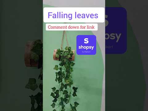 Falling artificial leaves from shopsy #shopsy #ytshort #shorts #viralsong #homedecor #leaves