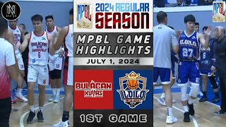 MPBL HIGHLIGHTS: BULACAN KUYAS VS ILOILO UNITED ROYALS (JULY 1, 2024)