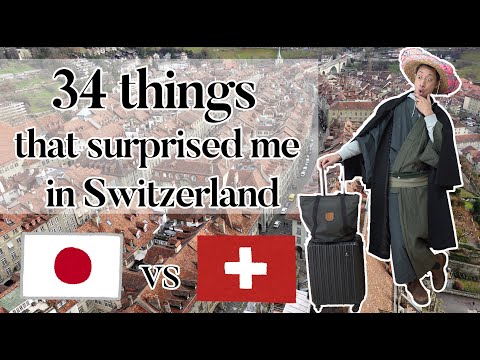 34 things that surprised me in Switzerland (as a Japanese person) | vlog