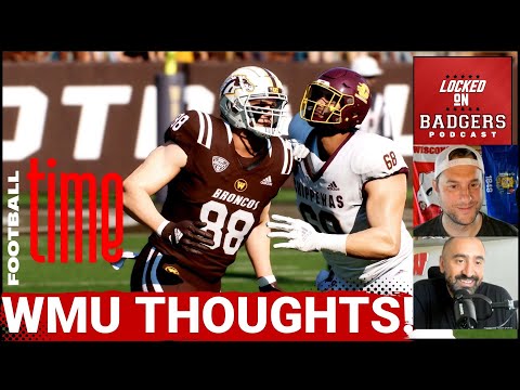 Western Michigan preview thoughts for the Wisconsin Badgers football team! Tyler Van Dyke thoughts!