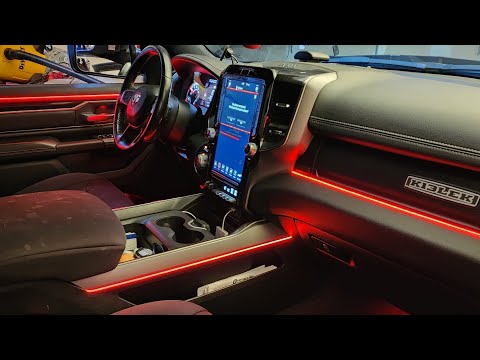 How to install ambient lights on 2022+ Dodge RAM (detailed)