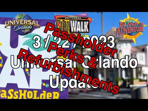 UOR update 3/22/2023 - Passholder Perks