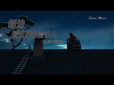 胡沫 - 這世界那麼多人(治愈女聲版) [這世界有那麼多人 多幸運 我有個我們]【動態歌詞Lyrics】