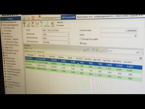 Production Capacity Forecasting Enhancement in DEACOM ERP