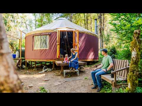 Living Off Grid in a Yurt: Our Family's Tiny Home & Homestead