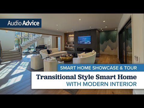 🏠 Smarthome Showcase & Tour! Transitional Style with Modern Interior