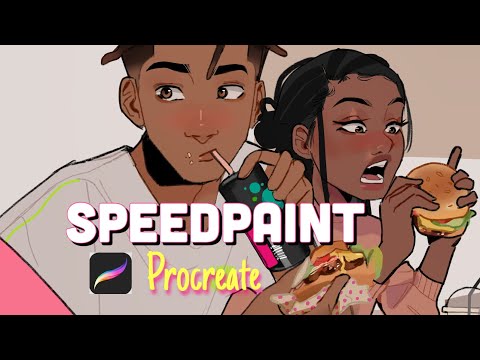 PROCREATE SPEEDPAINT 🍔💞