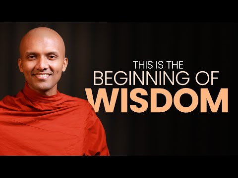 This is the beginning of wisdom | Buddhism In English