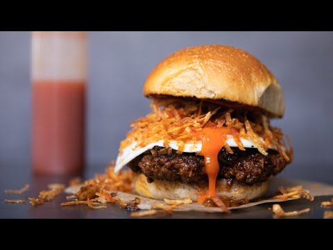 How to make a classic Cuban Burger | Cubano Frita |  John Quilter