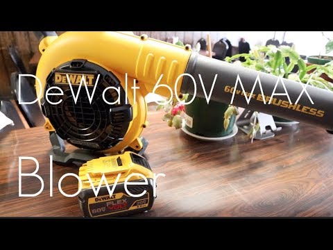 Dewalt 60V MAX Blower - Hands on Review / DEMO on SNOW