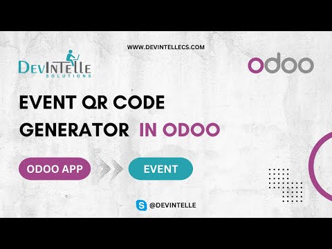 How to Event QR code generator in Odoo