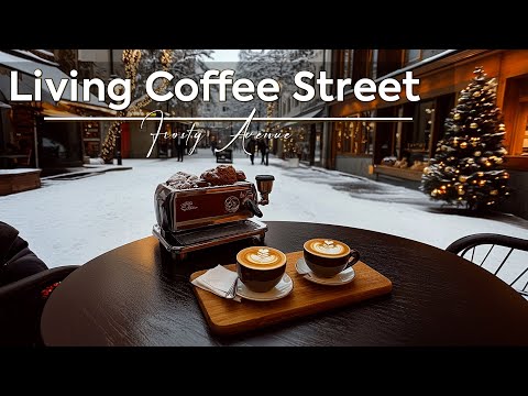 Living Coffee Street ~ Coffee Making by the Frosty Avenue for Calm &Peaceful Days 🛎️🫘