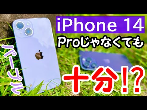 【14で十分⁈】パープルのiPhone 14を数日使い倒したレビュー!14 Proと比較もしていきます