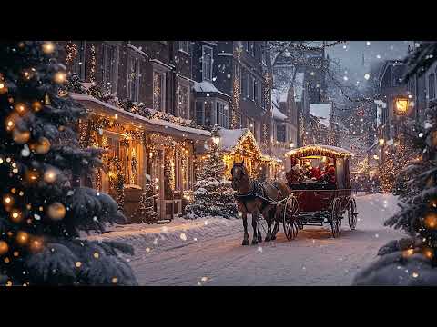 Romantic Medieval Christmas Street | Relax with Celtic Music - Soft Melodies