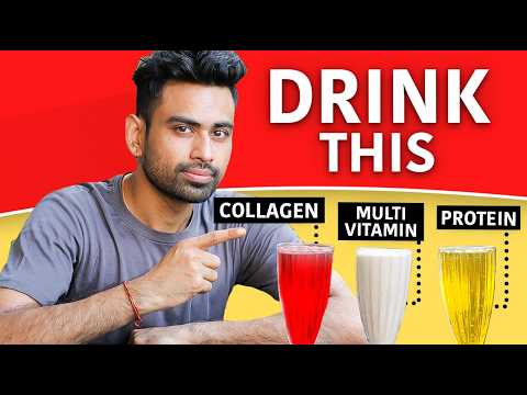 3 Health Drinks to Replace Collagen, Protein Powder & Multivitamin