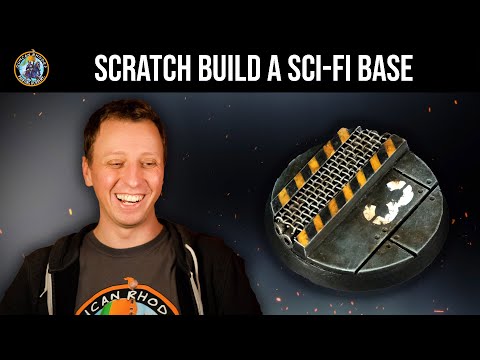 Build & Paint a sci-fi wargaming base for Warhammer 40K | Star Wars | Heresy | Duncan Rhodes