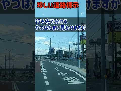 【岡山の道路】珍しい路面標示