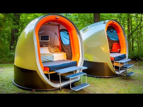 People couldn't believe this pod, Until they looked inside - Most Ingenious Camping Inventions