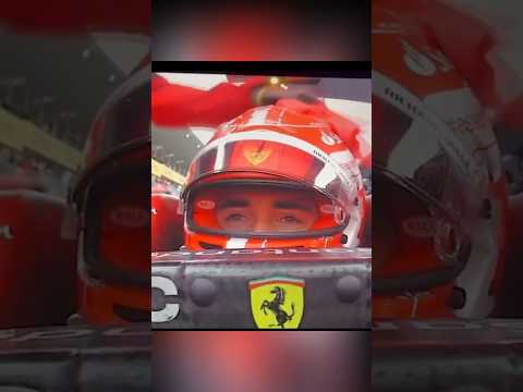 Charles Leclerc X Ferrari Helmet 🥶 Scuderia Ferrari F1 | Formula 1 #shorts