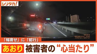 幅寄せに蛇行運転…悪質な“煽り運転”被害男性が語る恐怖【シリタカ！】（2024年12月12日OA）