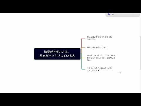 ピアノが上手な人は意思がハッキリしてる人だ