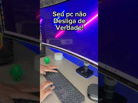 Como desligar o seu computador de verdade