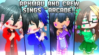 "🎤"Aphmau and crew sings "Arcade"||💜Aphmau💜|||Gacha meme✨✨✨