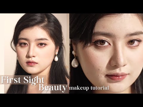 The First Sight Beauty Makeup | Everyday Natural Makeup Tutorial | 4K HD Quality by 刘星锤锤