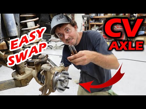 Discover The Easy Step-by-step Process For Swapping To CV Axles! Only Takes 4-5 Tools!!