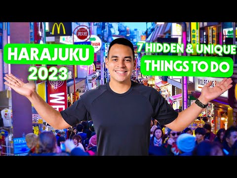 7 SECRET & UNIQUE Places In Harajuku 2023!