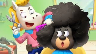 Dobie Got a New Haircut | Good Habits | Sheriff Labrador | Kids Cartoon | BabyBus TV