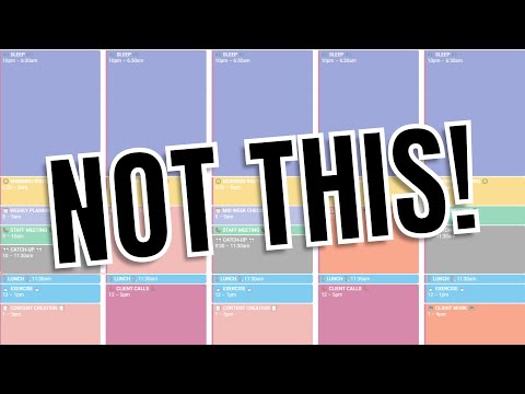 Time Blocking Method | Why Time Blocking In Google Calendar Is Overwhelming And What To Do Instead!