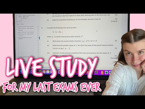 LIVE STUDY WITH ME for my last exams ever (unless I fail lol)