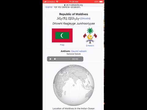 Wiki says about maldives