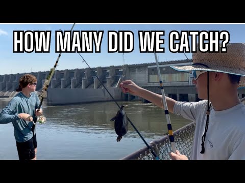 Our Best Day Catfishing The Spillway? River Fishing Concrete Gravity Dam Ft. Gibson Lake Oklahoma