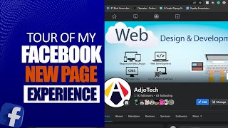 Facebook new page experience Tour | Overview of the New page experience