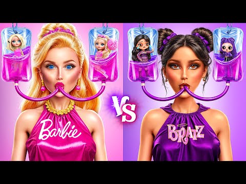 Barbie vs Bratz! Extreme Doll Challenge!