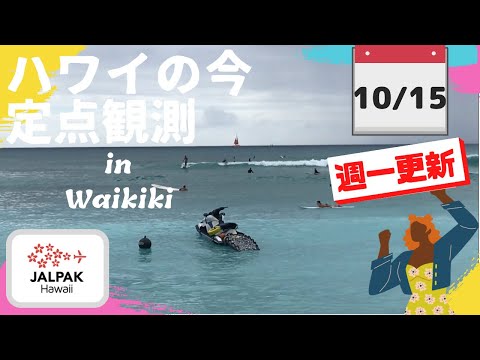 【ハワイの今】ワイキキ定点観測  2024年10月15日