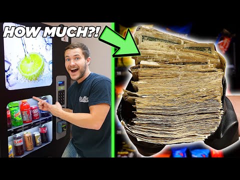 Our Vending Machines Made SO MUCH Money!