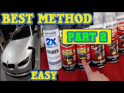 HOW TO PAINT A CAR PART 2 | Clear Coat Wetsanding And Buffing SPRAY CAN PAINT (BEAUTIFUL RESULTS)