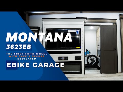 The First Fifth Wheel with Built-in Ebike Storage, Introducing the Montana 3623EB!