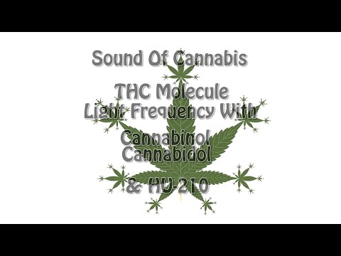 Sound Of Cannabis  - THC Molecule Frequency ( With Fractal Weed Visuals )