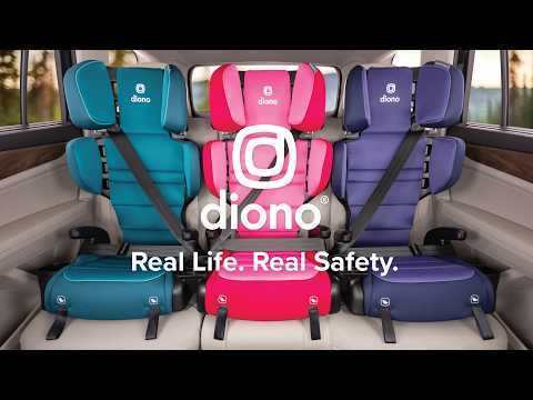 Diono® Connect3® | 3-Across Booster Seat | Real Life. Real Safety.