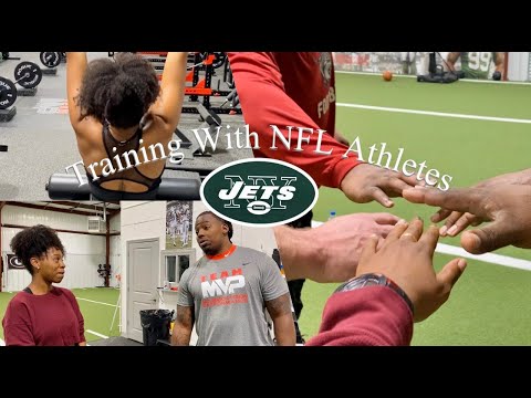 I Trained With NFL Players For A Day!