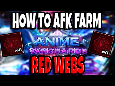 How To AFK Farm New Raid Currency (Red Webs) | Anime Vanguards