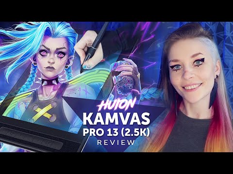 Huion Kamvas Pro 13 (2.5K) Unboxing + Review + Test Drawing